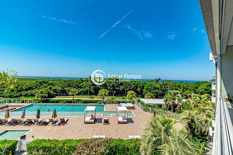 Espetacular Apto com Vista Mar Exclusiva no Condomínio Thai