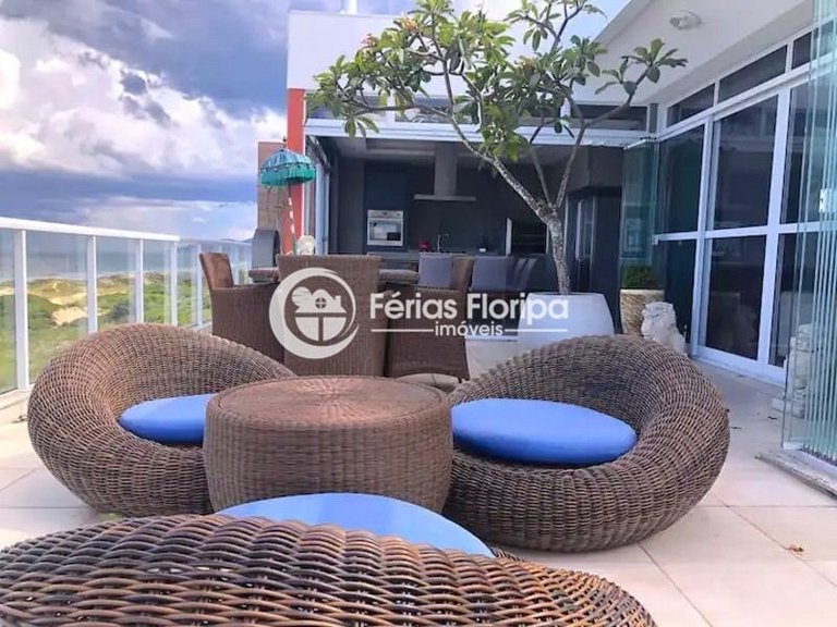 Magnifica Cobertura de Frente para o Mar - Novo Campeche