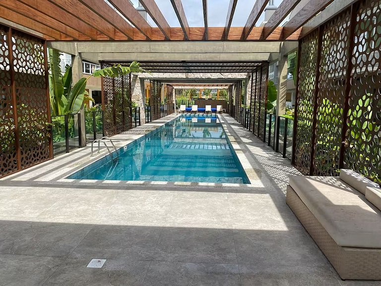 Sun Club | Apartamento 2 Quartos em Condomínio Clube Frente