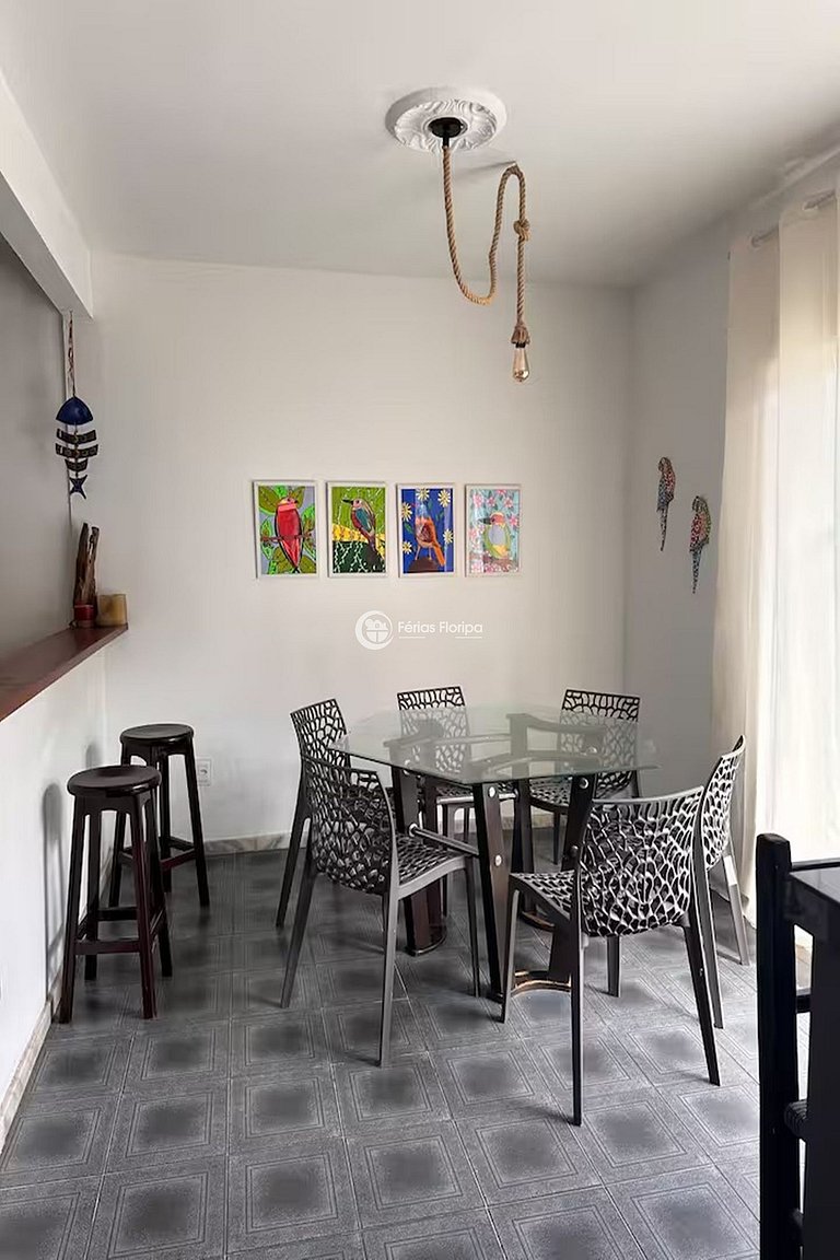 Casa 5 Quartos a 140m da Praia | Campeche