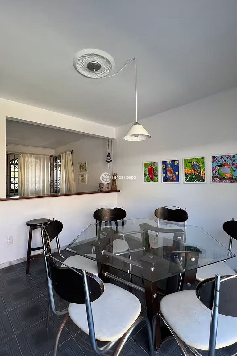 Casa 5 Quartos a 140m da Praia | Campeche